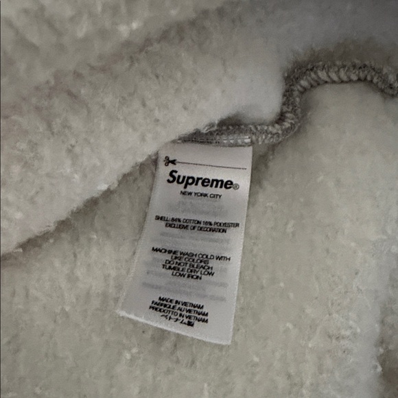 Supreme Work Zip Up Hooded Sweatshirt - Picture 8 of 9